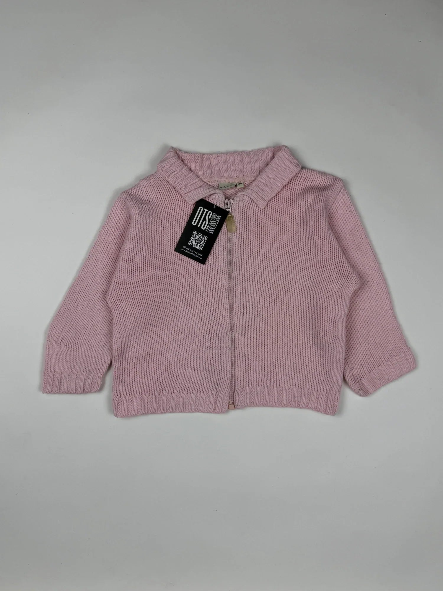 Preloved Excellent Girls Sweaters by INEXTENSO, Pink Acrylic for Girls - OTS Thrift Shop Karachi Pakistan