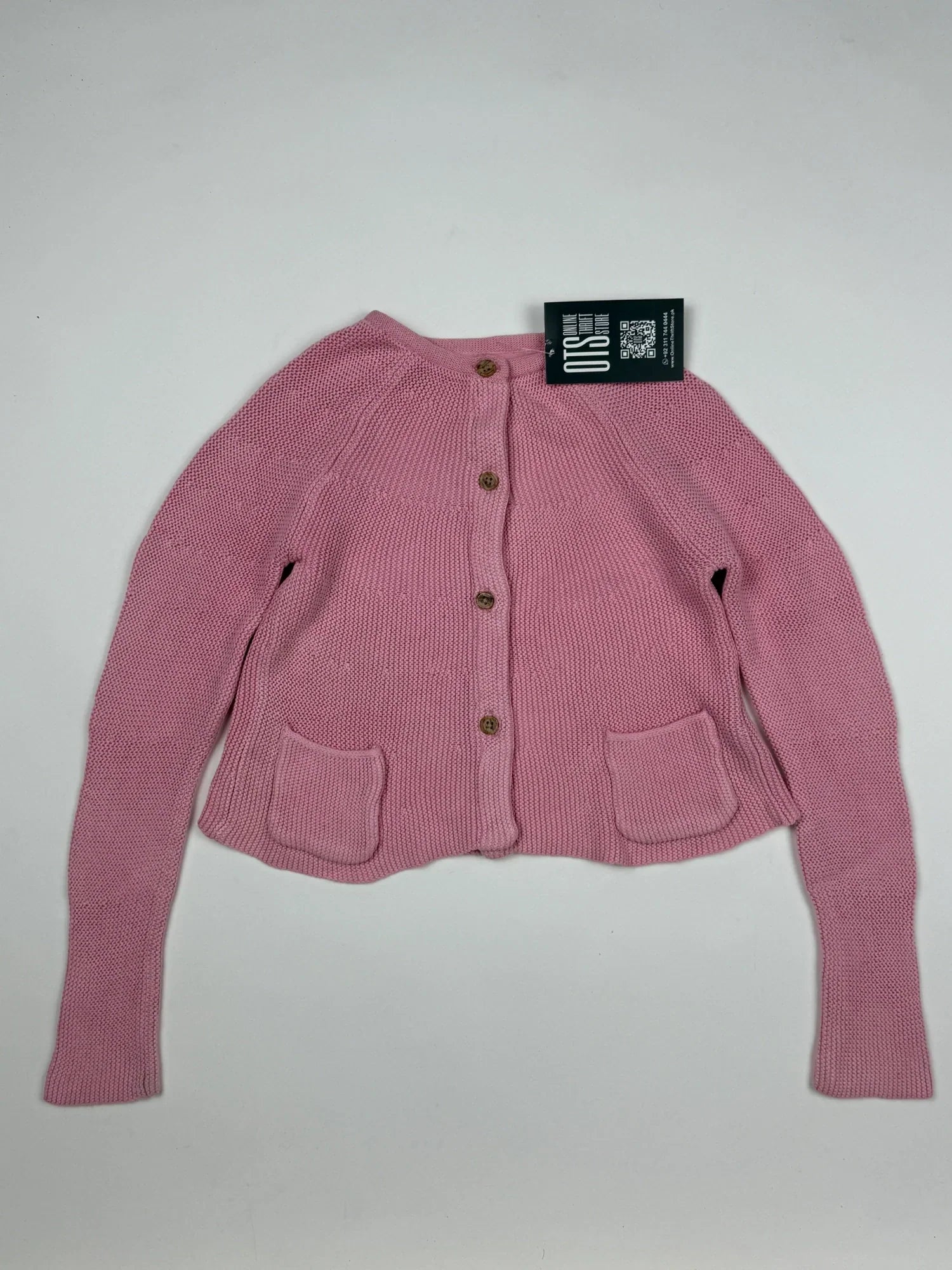 Girls Sweaters | Cut label | Preloved Branded | Pink Cotton | Premium | OTS Thrift Store Islamabad Pakistan