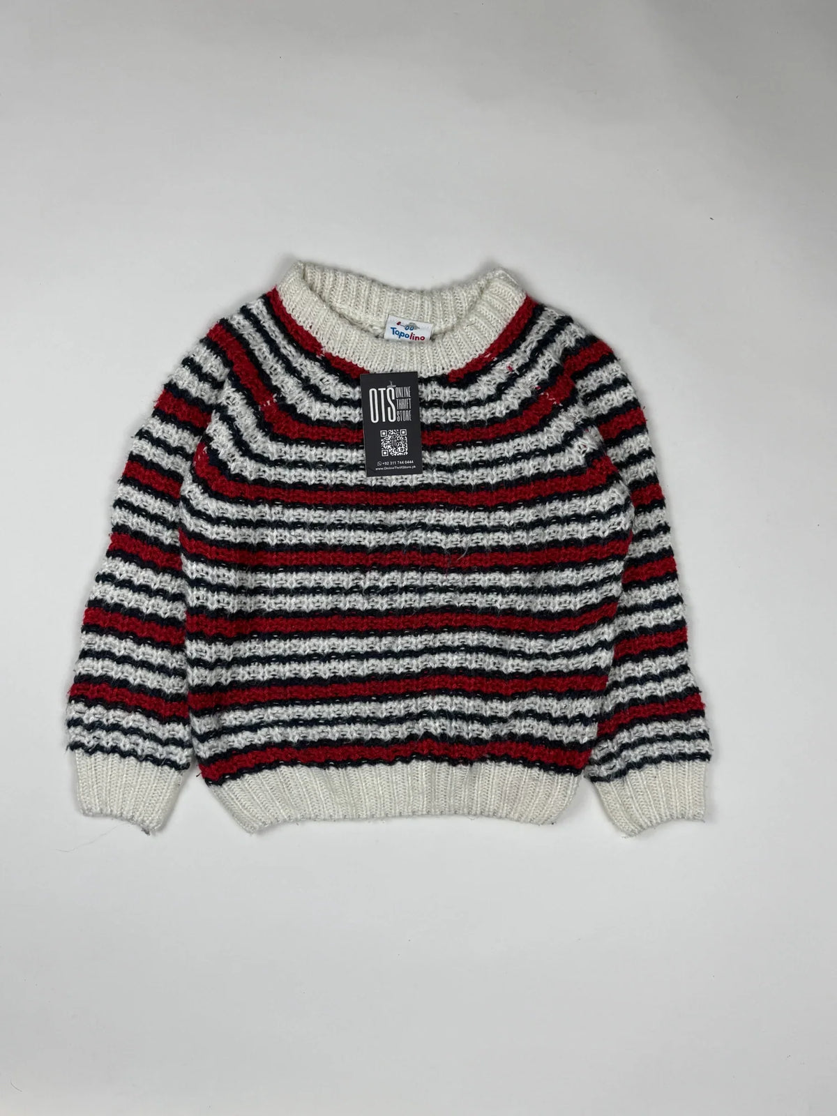Shop Premium Girls Sweaters by Topolino | Preloved Branded Clothes | Multi Wool | Girls | OTS Thrift Store Islamabad Pakistan