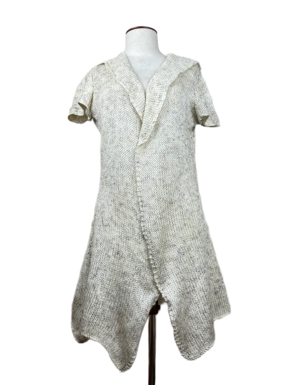 Winter Long Cardigans | Unknown | Preloved Branded | OffWhite Wool | Premium | OTS Thrift Store Karachi Pakistan