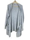 Winter Long Cardigans | Zenana Premium | Preloved Branded | Silver Polyester | Premium | OTS Thrift Store Karachi Pakistan