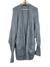 Winter Long Cardigans | Merokeety | Preloved Branded | Grey Polyester | Premium | OTS Thrift Store Lahore Pakistan