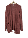 Shop Premium Winter Long Cardigans by Pul | Preloved Branded Clothes | Rust Acrylic | Women | OTS Thrift Store Lahore Pakistan