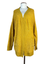 Preloved Good Winter Long Cardigans by Bobbie & Brooks, Mustered Polyester for Women - OTS Thrift Shop Karachi Pakistan