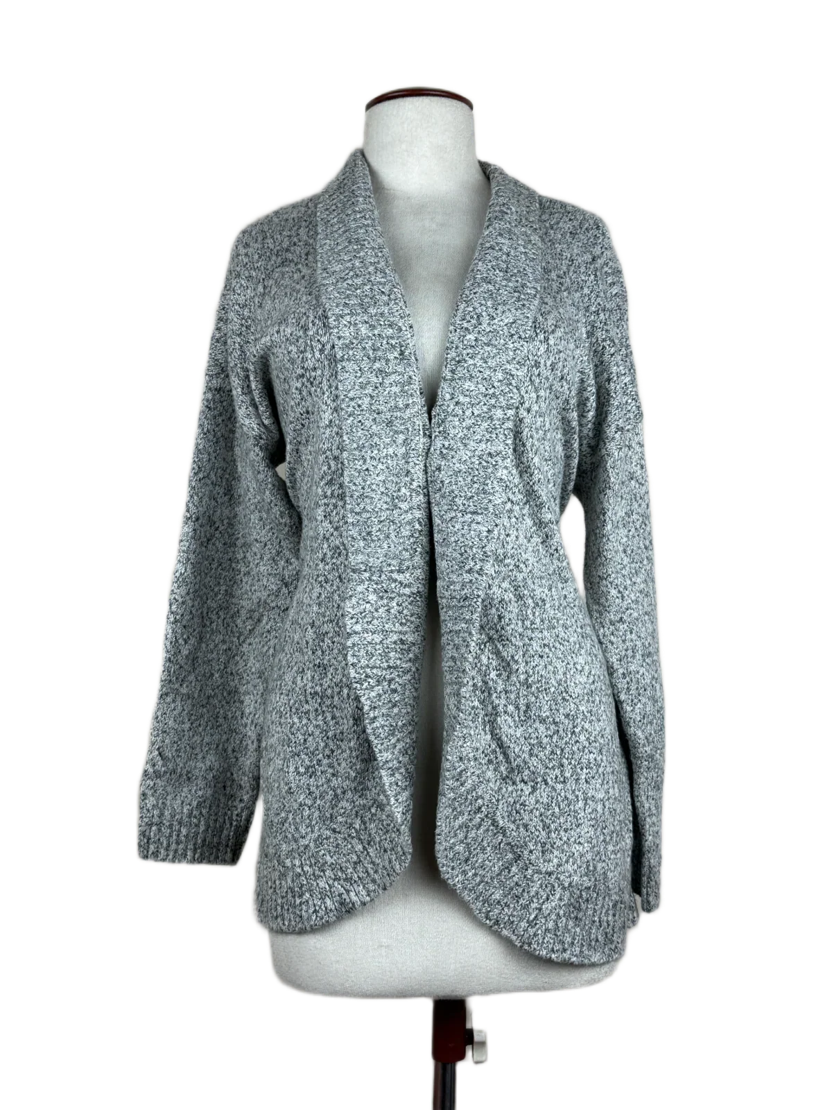 Winter Long Cardigans | Lands End | Preloved Branded | Black & White Cotton | Premium | OTS Thrift Store Lahore Pakistan