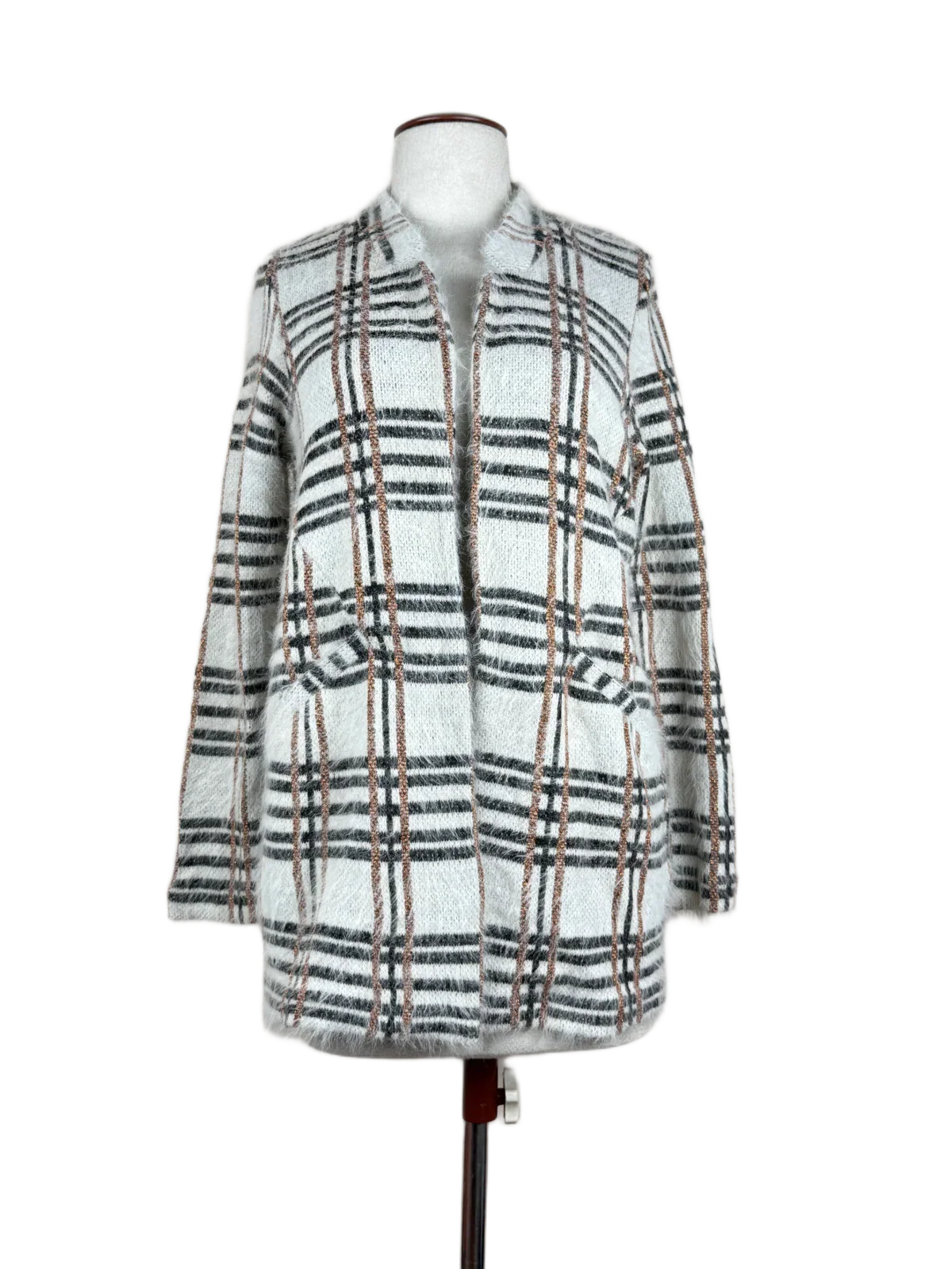 Preloved Premium Winter Long Cardigans by APT9, Multi Polyester for Women - OTS Thrift Shop Islamabad Pakistan