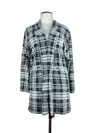 Preloved Premium Plus Winter Long Cardigans by Express, Black & White Polyester for Women - OTS Thrift Shop Lahore Pakistan