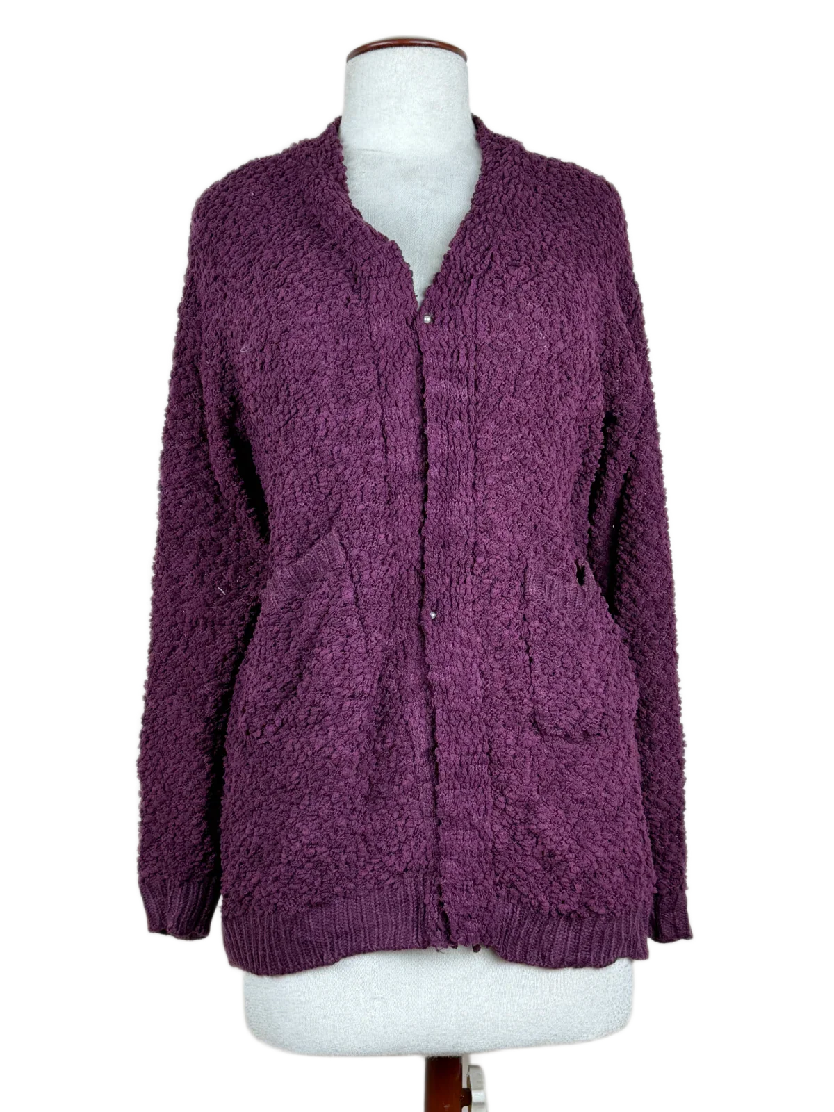 Premium Condition Winter Long Cardigans | Preloved Pulse | Indigo Acrylic | Thrift Shop for Women Peshawar Pakistan | OTS