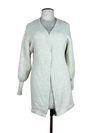 Preloved Premium Winter Long Cardigans by Fashion Nova, White Polyester for Women - OTS Thrift Shop Peshawar Pakistan