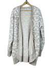 Premium Condition Winter Long Cardigans | Preloved Time & Tru | OffWhite Polyester | Thrift Shop for Women Peshawar Pakistan | OTS