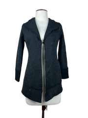 Winter Long Cardigans | Whistles | Preloved Branded | Black Wool-Acrylic blend | Premium | OTS Thrift Store Lahore Pakistan