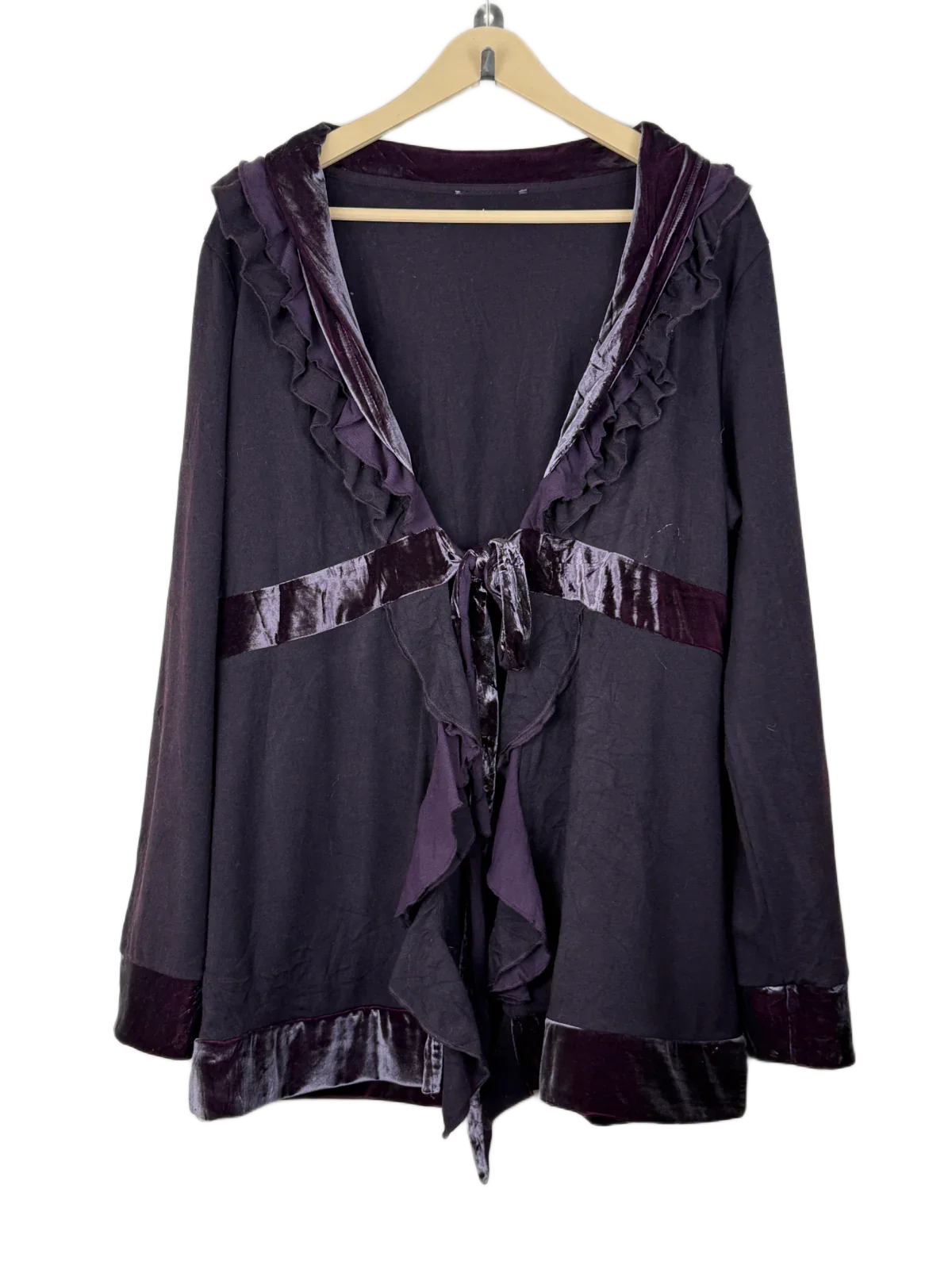 Winter Long Cardigans | Unknown | Preloved Branded | Black Polyester | Premium | OTS Thrift Store Peshawar Pakistan
