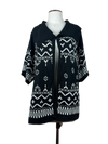 Secondhand Branded Winter Long Cardigans by Evie, Black & White Acrylic fabric, Premium condition, for Women - Online Thrift Shop Karachi Pakistan