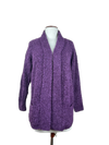 UK Imported secondhand Winter Long Cardigans - Berkertex brand, Purple Acrylic, Premium condition, for Women - Online Thrift Store Islamabad Pakistan