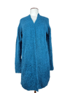 Winter Long Cardigans | Lands End | Preloved Branded | Cyan Acrylic | Premium | OTS Thrift Store Islamabad Pakistan