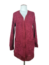 UK Imported secondhand Winter Long Cardigans - Zenana brand, Maroon Polyester, Premium condition, for Women - Online Thrift Store Peshawar Pakistan