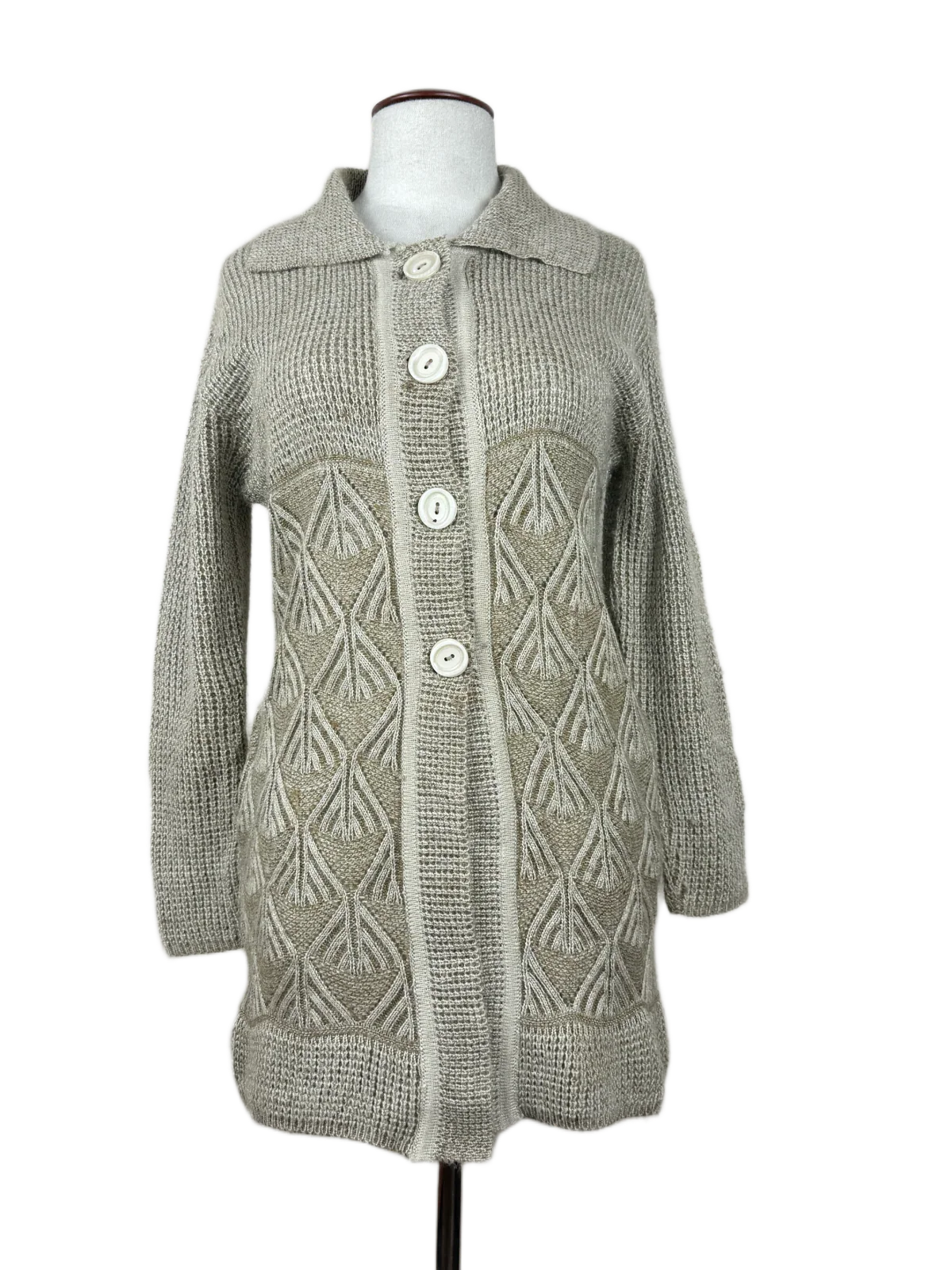 Winter Long Cardigans | Wool Park | Preloved Branded | Grey Wool | Excellent | OTS Thrift Store Peshawar Pakistan