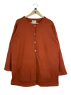 Good Condition Winter Long Cardigans | Preloved Laura Ashley | Rust Wool | Thrift Shop for Women Lahore Pakistan | OTS