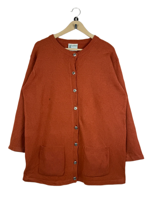 Good Condition Winter Long Cardigans | Preloved Laura Ashley | Rust Wool | Thrift Shop for Women Lahore Pakistan | OTS