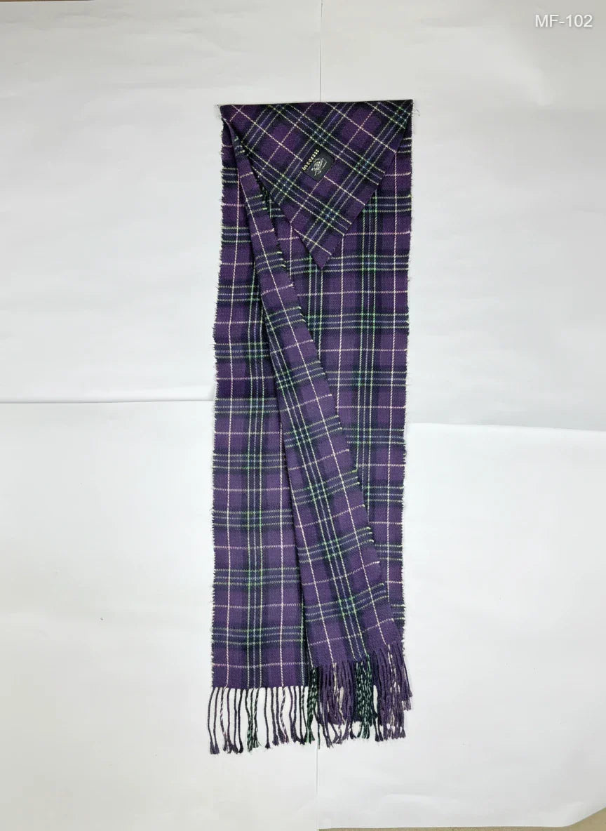 Shop Premium Plus by  Preloved Branded Clothes | Purple Acrylic Muffler & Scarf | Unisex | OTS Thrift Store Lahore Pakistan