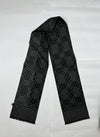Secondhand Branded Black&Gray Acrylic Muffler & Scarf fabric, Premium Plus condition, for Unisex - Online Thrift Shop Karachi Pakistan