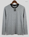 Secondhand Branded Men's Full Sleeves T-Shirt by okay, Gray Cotton fabric, Premium condition, for Men - Online Thrift Shop Islamabad Pakistan
