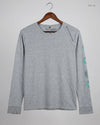 Shop Premium Men's Full Sleeves T-Shirt by JACK & JONES | Preloved Branded Clothes | Gray Cotton | Men | OTS Thrift Store Lahore Pakistan