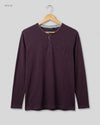 Secondhand Branded Men's Full Sleeves T-Shirt by WATSONS, Maroon Cotton fabric, Excellent condition, for Men - Online Thrift Shop Karachi Pakistan