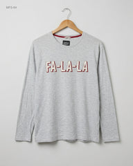 Premium Condition Men's Full Sleeves T-Shirt | Preloved Marks & Spencer | Grey Cotton | Thrift Shop for Men Lahore Pakistan | OTS