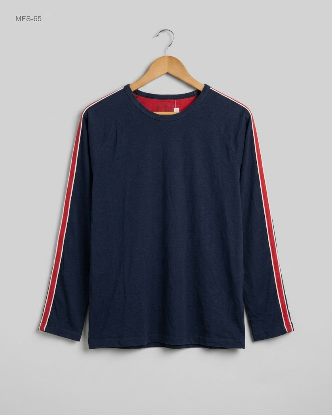 UK Imported secondhand Men's Full Sleeves T-Shirt - TCM brand, Blue Cotton, Premium condition, for Men - Online Thrift Store Islamabad Pakistan