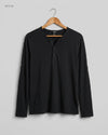 Premium Condition Men's Full Sleeves T-Shirt | Preloved H&M | Black Cotton | Thrift Shop for Men Islamabad Pakistan | OTS
