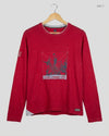 Premium Condition Men's Full Sleeves T-Shirt | Preloved TERRE | Red Cotton | Thrift Shop for Men Peshawar Pakistan | OTS