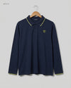 UK Imported secondhand Men's Full Sleeves T-Shirt - CHIEMSEE brand, Blue Cotton, Excellent condition, for Men - Online Thrift Store Islamabad Pakistan