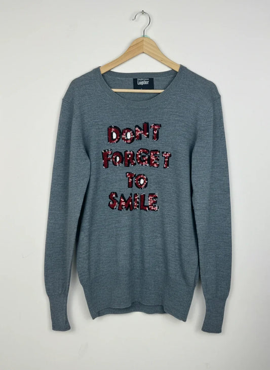 Men's Jumpers & Sweaters | markus lupfer | Preloved Branded | Gray Merino Wool | Good | OTS Thrift Store Lahore Pakistan
