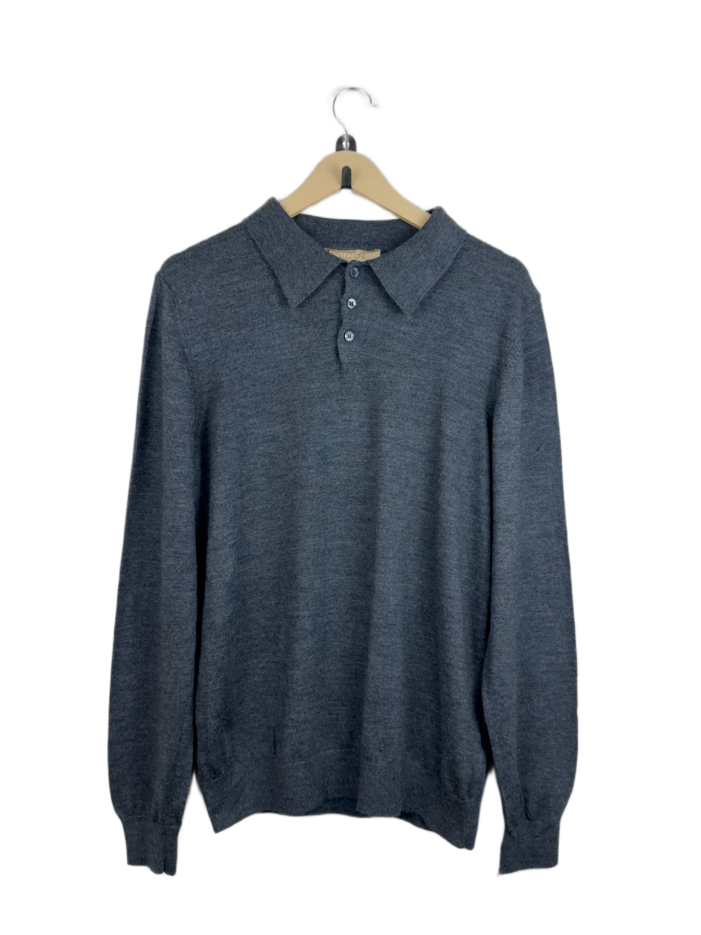 Preloved Premium Men's Jumpers & Sweaters by Collezione, Grey Wool for Men - OTS Thrift Shop Islamabad Pakistan