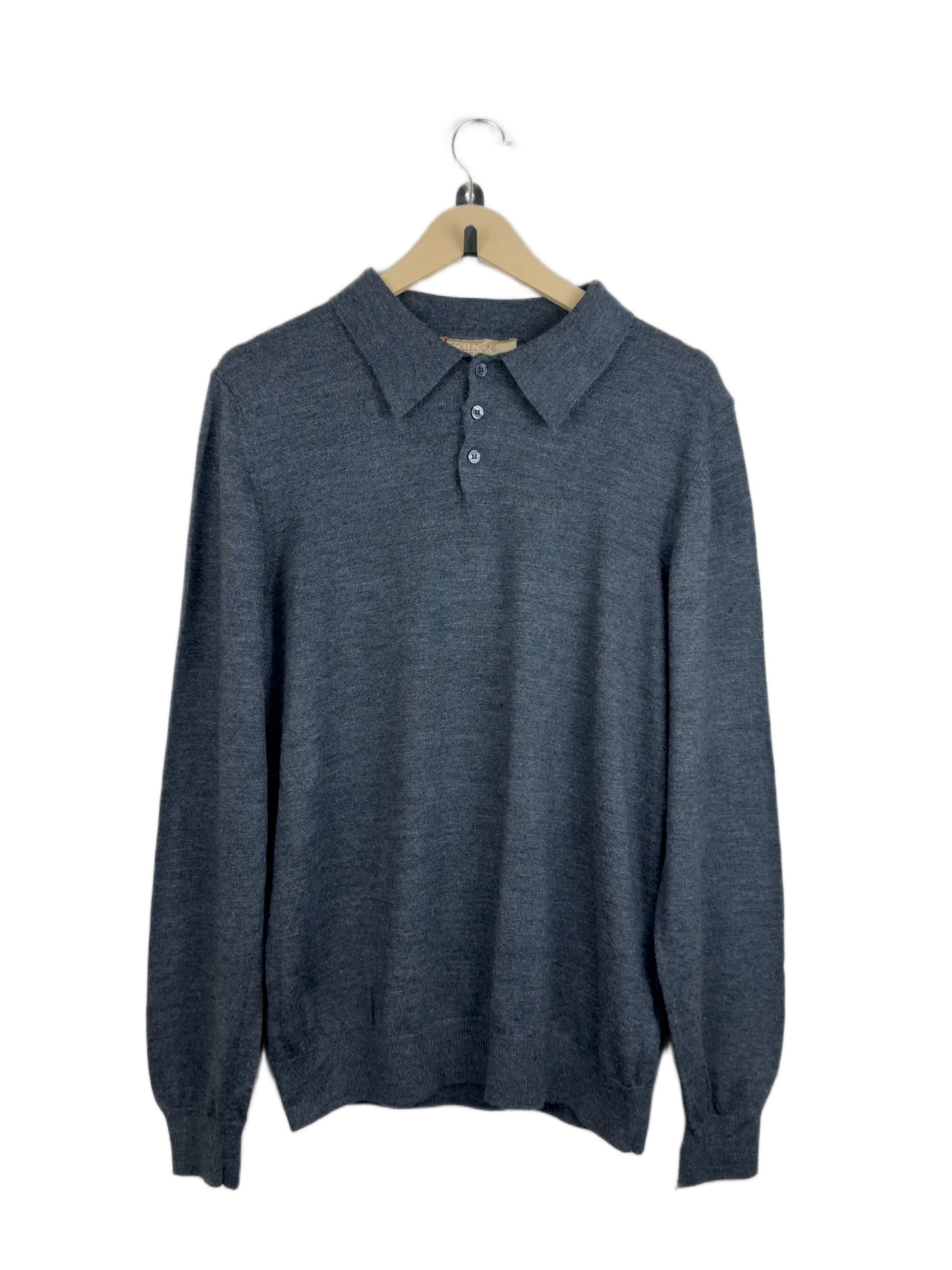 Preloved Premium Men's Jumpers & Sweaters by Collezione, Grey Wool for Men - OTS Thrift Shop Islamabad Pakistan