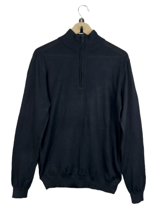 Shop Premium Men's Jumpers & Sweaters by Alexandre | Preloved Branded Clothes | Black Wool-Acrylic blend | Men | OTS Thrift Store Peshawar Pakistan