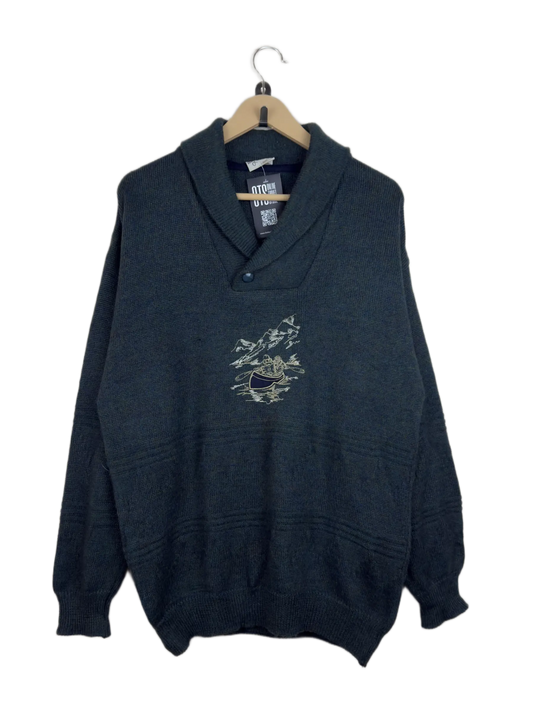 Men's Jumpers & Sweaters | Angelo Litrico | Preloved Branded | Green Acrylic | Excellent | OTS Thrift Store Lahore Pakistan