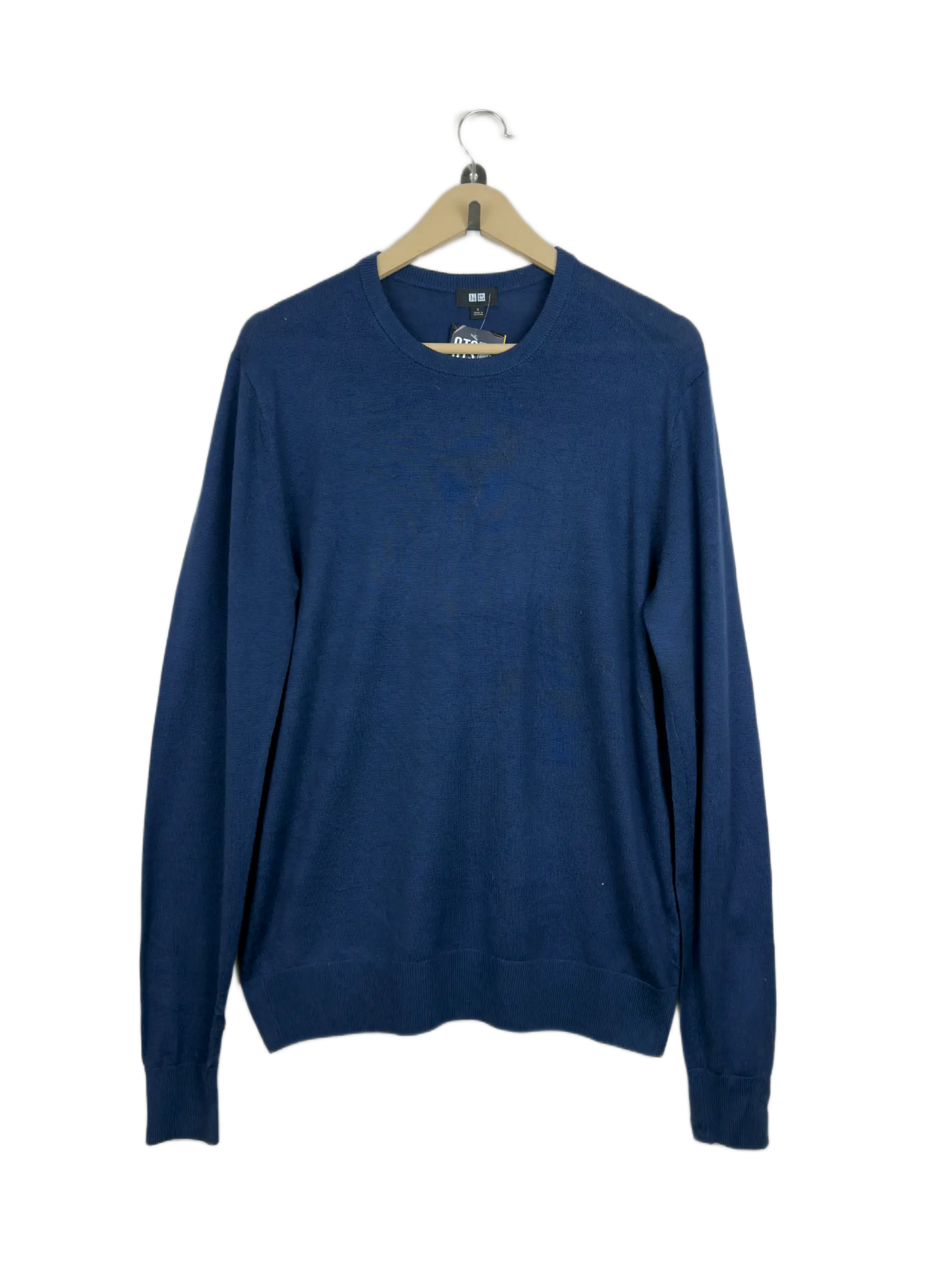 Secondhand Branded Men's Jumpers & Sweaters by Uniqlo, Blue Wool fabric, Premium condition, for Men - Online Thrift Shop Peshawar Pakistan