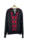 UK Imported secondhand Men's Jumpers & Sweaters - Pringle of Scotland brand, Black Wool, Excellent condition, for Men - Online Thrift Store Karachi Pakistan