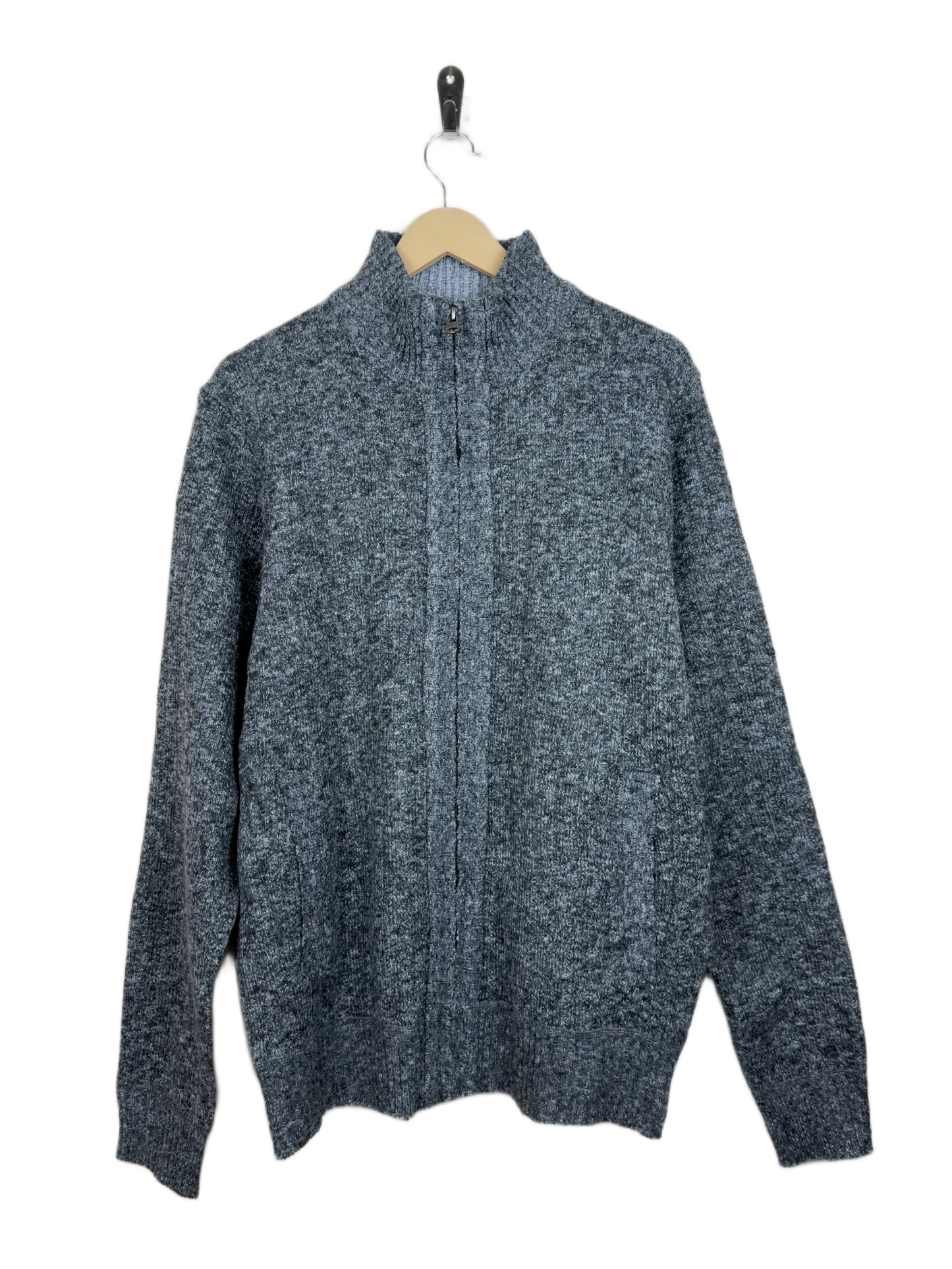 Men's Jumpers & Sweaters | Kensington | Preloved Branded | Grey Polyester | Premium | OTS Thrift Store Peshawar Pakistan