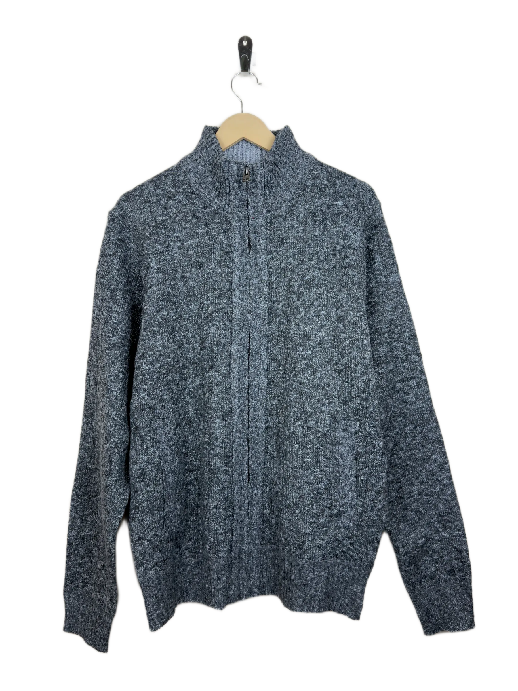 Men's Jumpers & Sweaters | Kensington | Preloved Branded | Grey Polyester | Premium | OTS Thrift Store Peshawar Pakistan