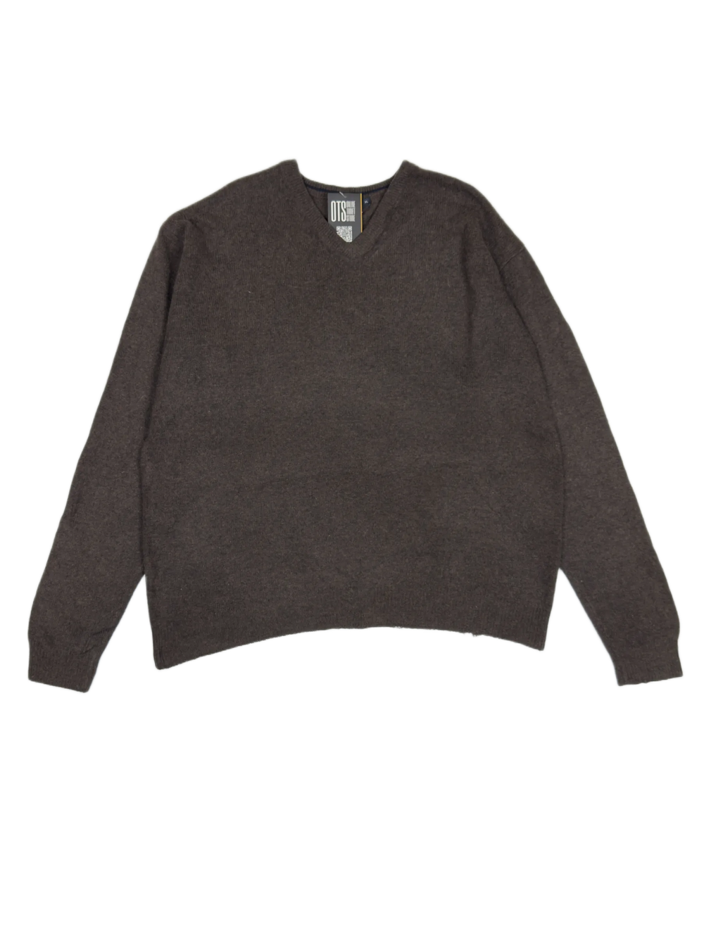 Shop Premium Men's Jumpers & Sweaters by Jmes Pringles | Preloved Branded Clothes | Brown Wool | Men | OTS Thrift Store Peshawar Pakistan