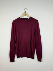 Preloved Premium Men's Jumpers & Sweaters by Burton mensware, Maroon Cotton for Men - OTS Thrift Shop Islamabad Pakistan