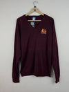 Preloved Excellent Men's Jumpers & Sweaters by PERPORMA, Maroon Cotton for Men - OTS Thrift Shop Peshawar Pakistan