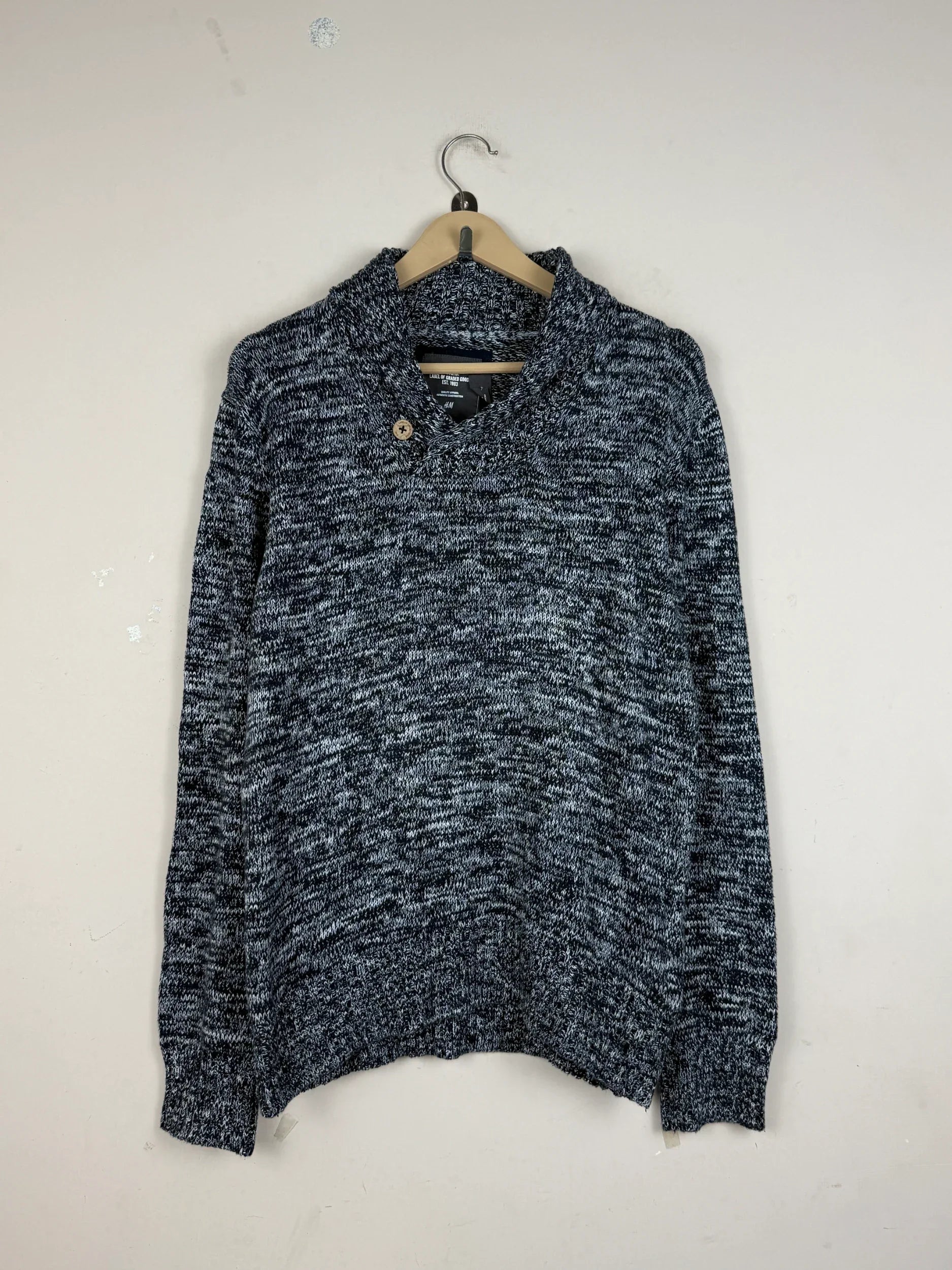 Secondhand Branded Men's Jumpers & Sweaters by L.O.G.G, Blue Acrylic fabric, Premium condition, for Men - Online Thrift Shop Karachi Pakistan