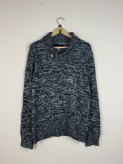 Secondhand Branded Men's Jumpers & Sweaters by L.O.G.G, Blue Acrylic fabric, Premium condition, for Men - Online Thrift Shop Karachi Pakistan