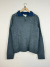 Shop Premium Men's Jumpers & Sweaters by WS | Preloved Branded Clothes | Gray WOOL | Men | OTS Thrift Store Karachi Pakistan