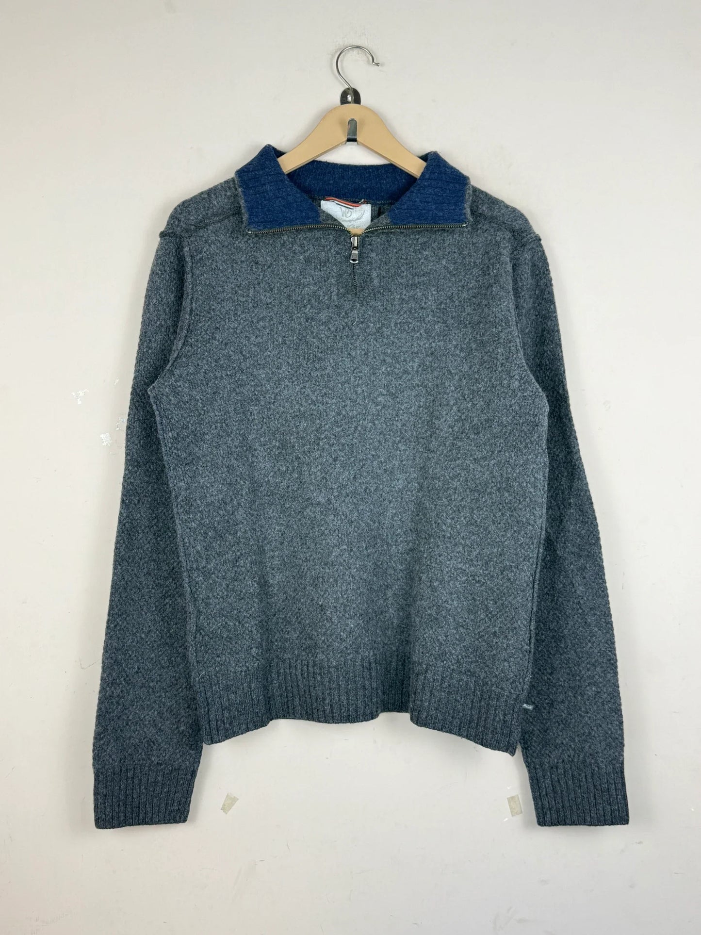 Shop Premium Men's Jumpers & Sweaters by WS | Preloved Branded Clothes | Gray WOOL | Men | OTS Thrift Store Karachi Pakistan
