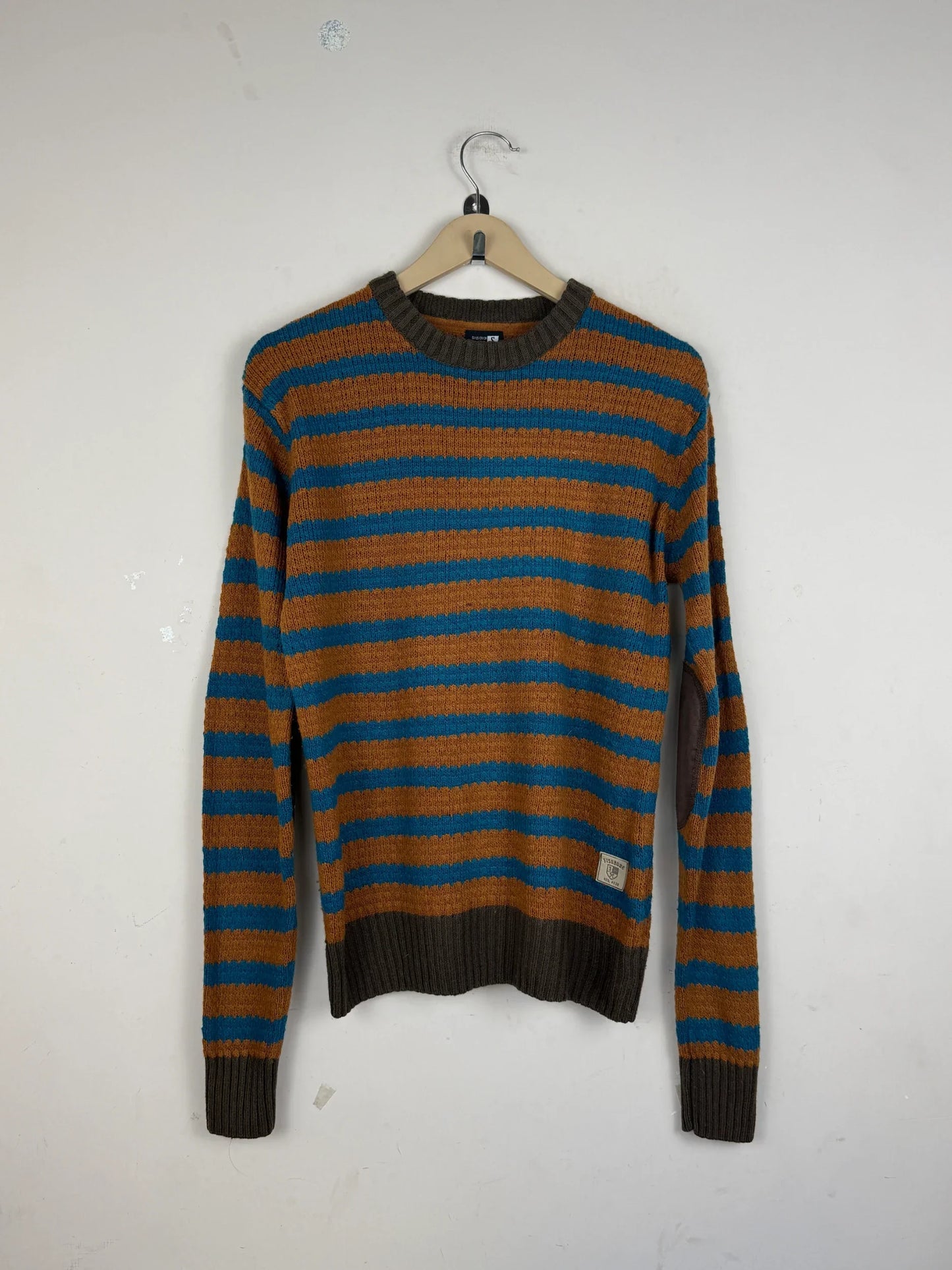 Preloved Excellent Men's Jumpers & Sweaters by Fishbone, Brown Wool for Men - OTS Thrift Shop Lahore Pakistan